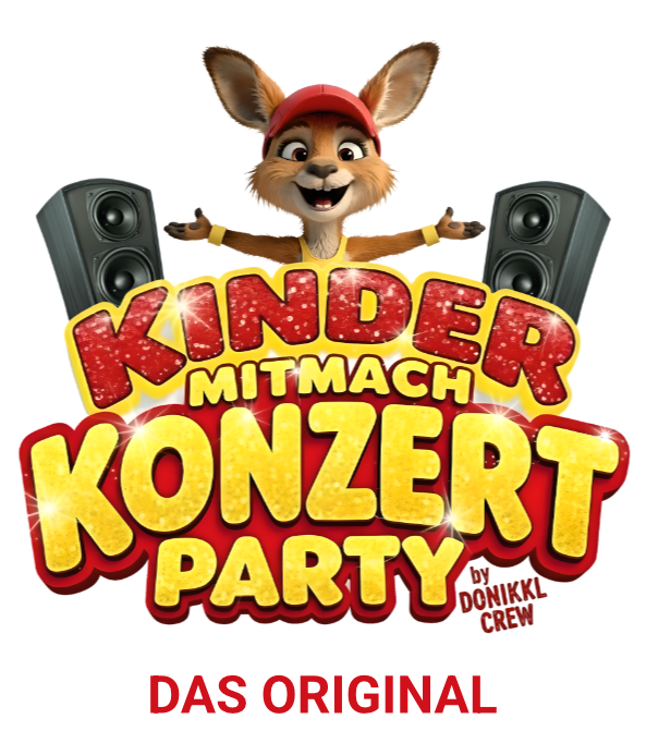 Kinderkonzert Kinderprogramm mit der DONIKKL Crew Logo