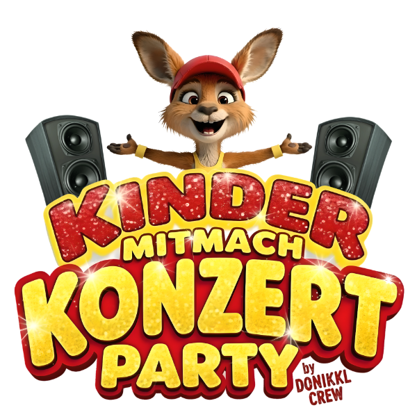 Kinderkonzert Kinderprogramm mit der DONIKKL Crew Logo