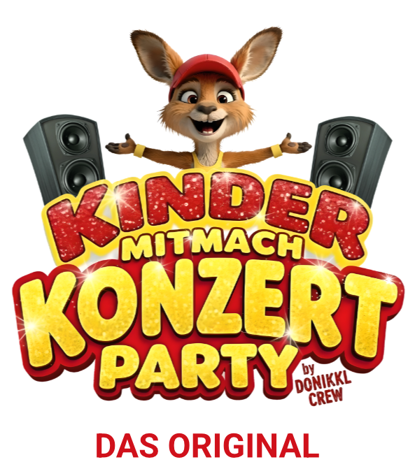 Kinderkonzert Kinderprogramm mit der DONIKKL Crew Logo