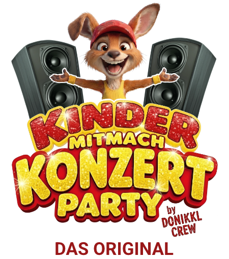 Kinderkonzert Kinderprogramm mit der DONIKKL Crew Logo