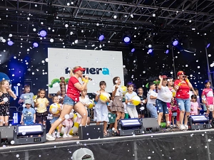 DONIKKL Crew beim Kinderkonzert auf dem Rathausfest in Witten